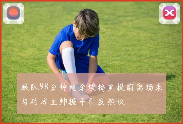 狼队98分钟绝杀埃梅里提前离场未与对方主帅握手引发热议